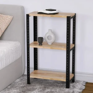 Zbliżenie na regał 50x25x82 – detale półki i konstrukcji w stylu industrialnym