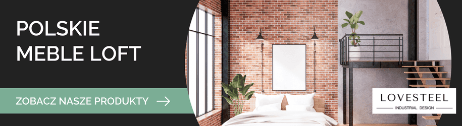 Baner meble loft LoveSteel